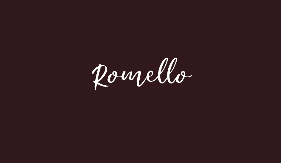 romello-demo font big