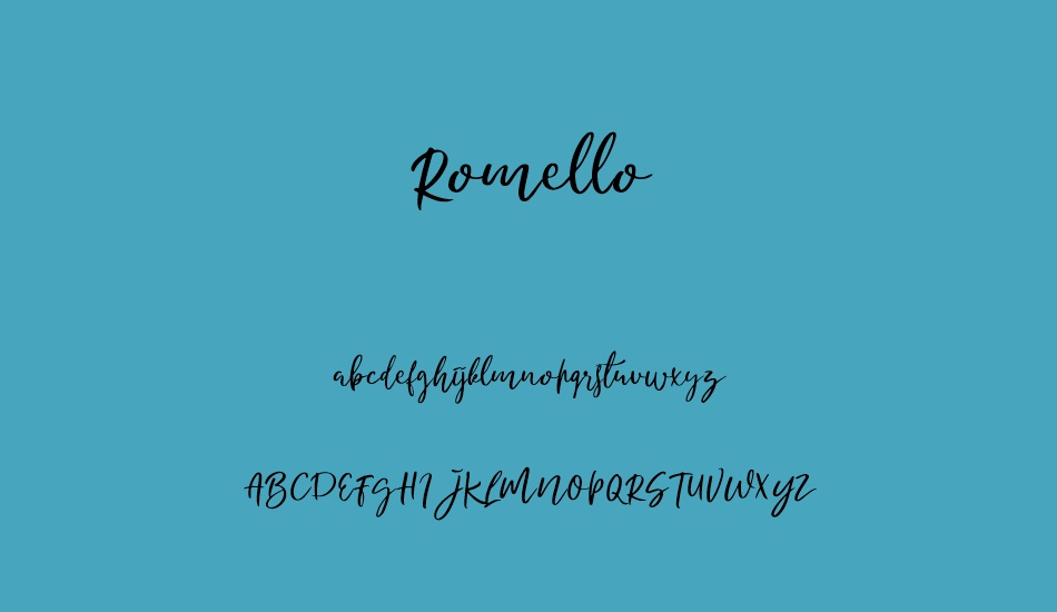 romello-demo font