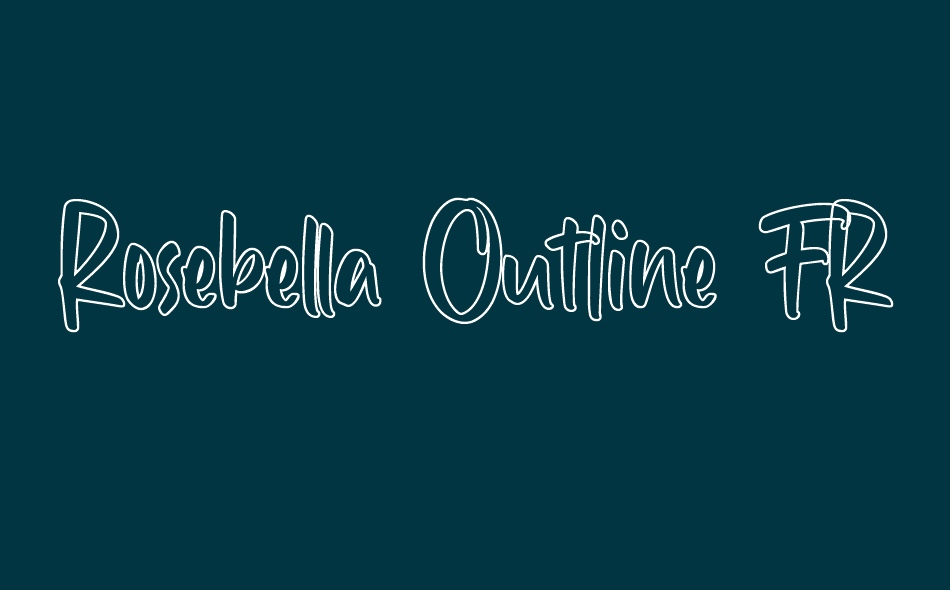 RoseBella font big