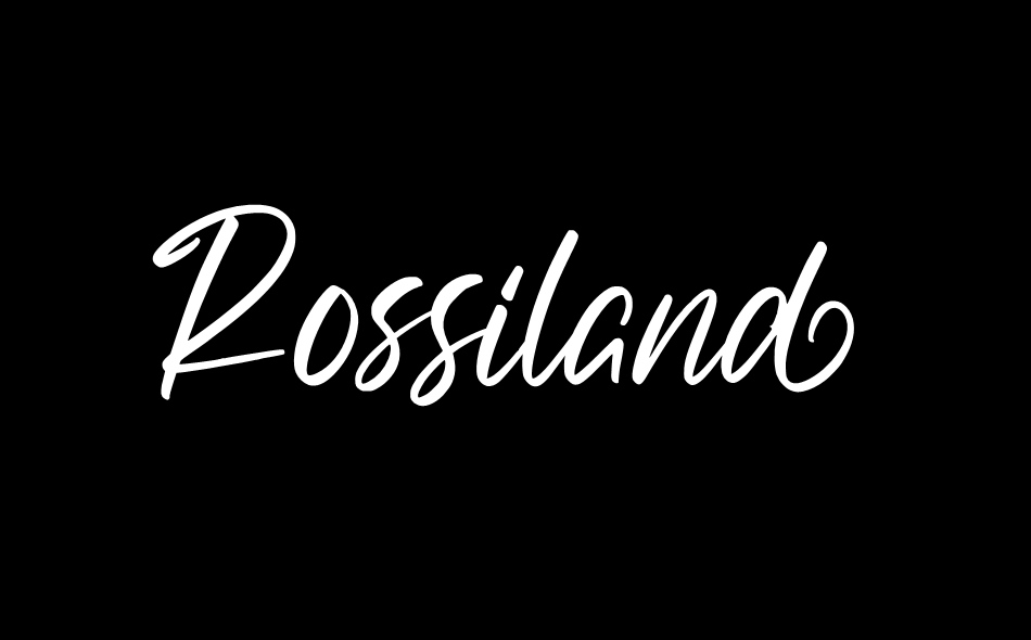 Rossiland font big