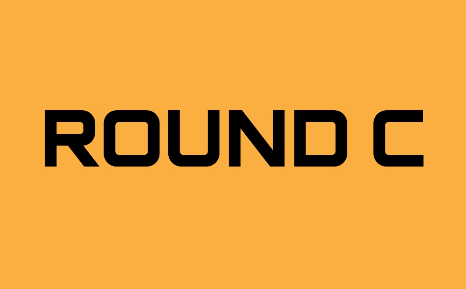 Round Control font big