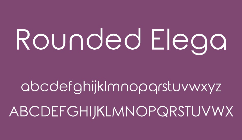 uniform rounded medium font free download