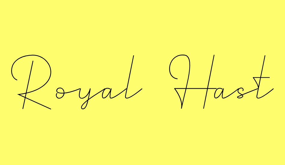 royal-haster-demo-line font big