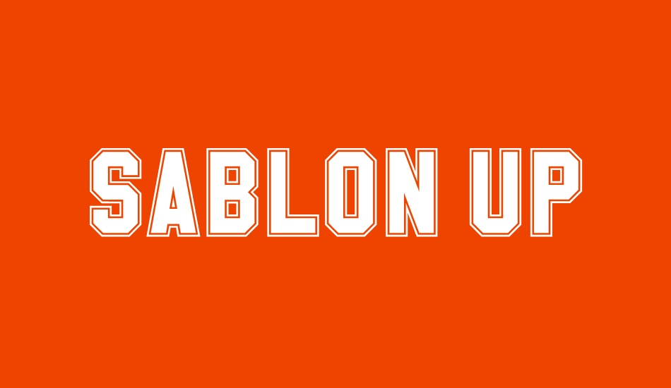 sablon-up font big