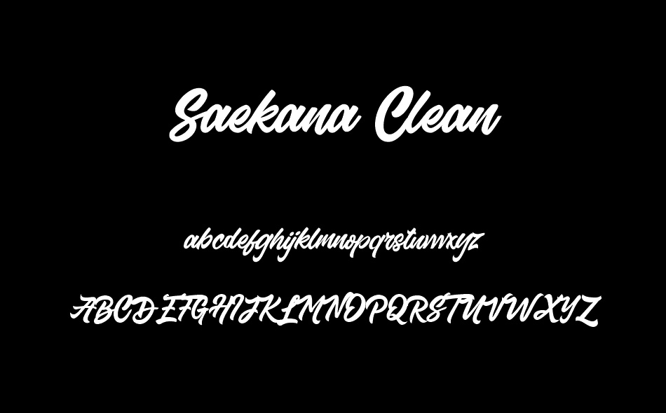 Saekana font