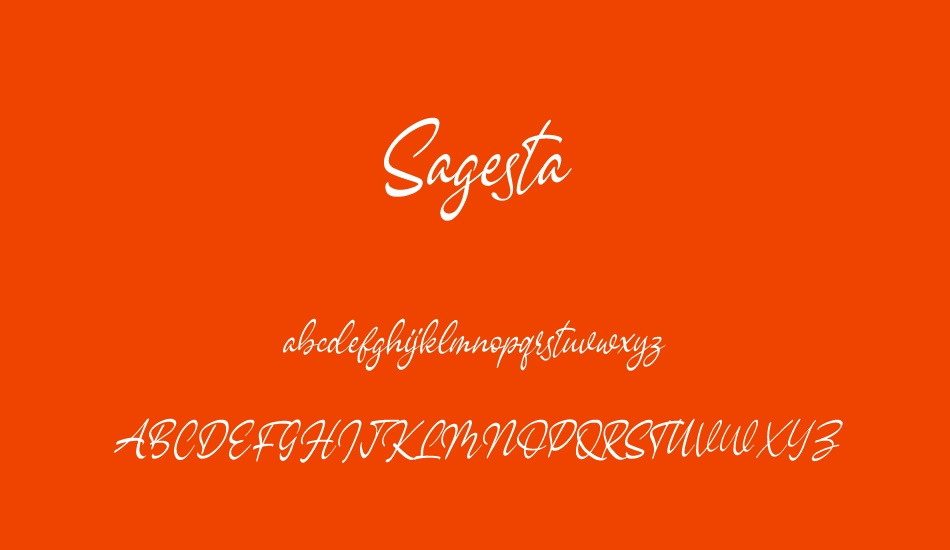 sagesta font