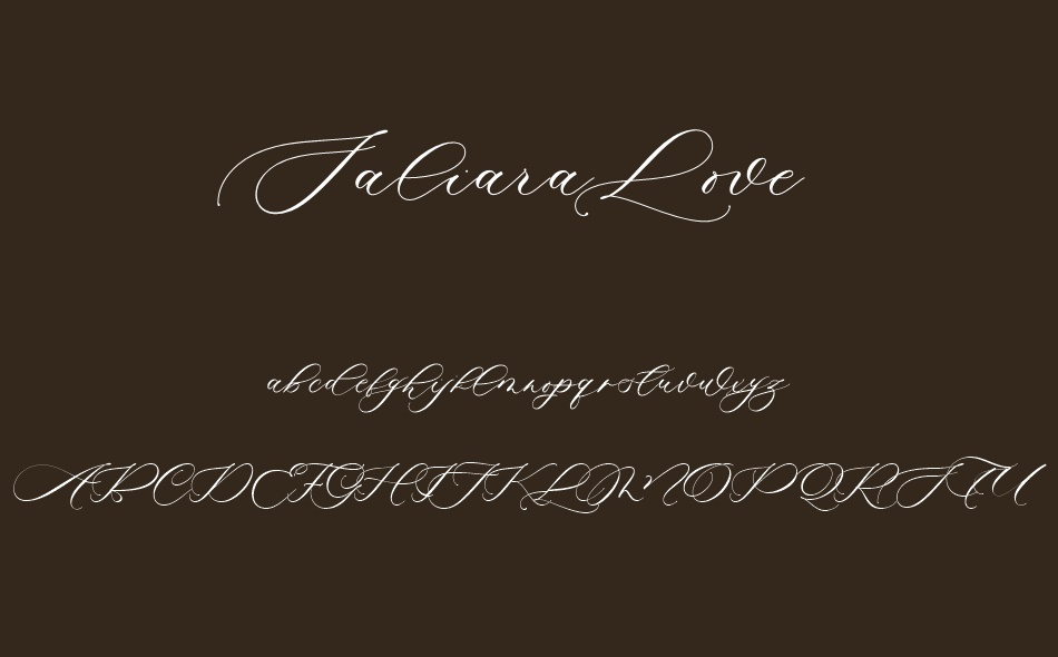 Saliara Love font