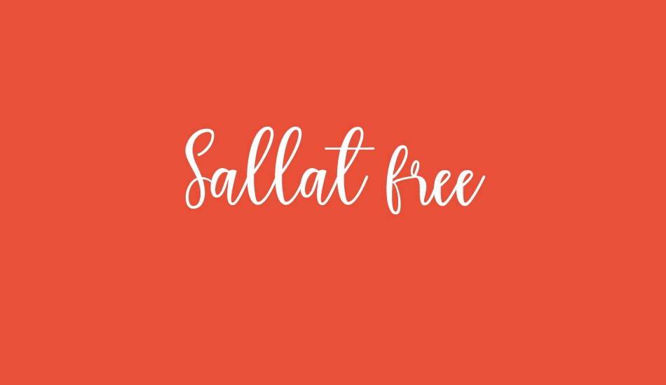 sallat-free font big