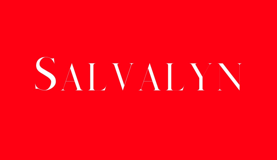 salvalyn font big