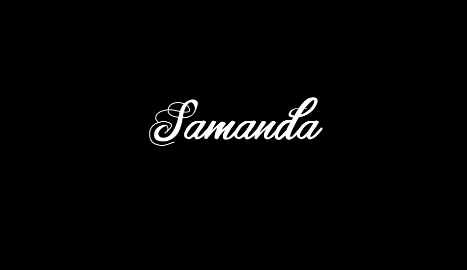 samanda font big