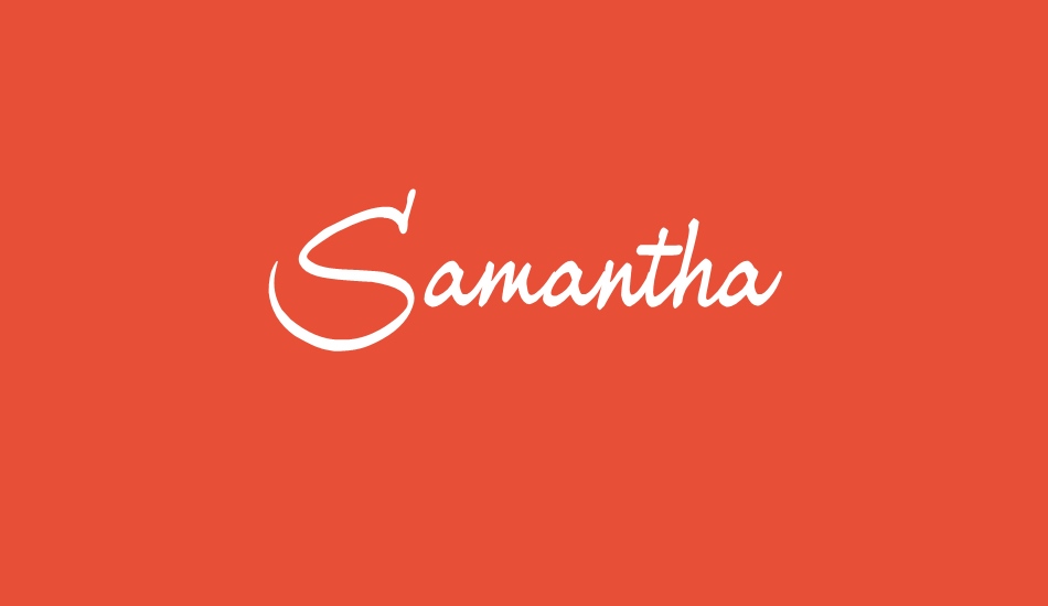 samantha font big