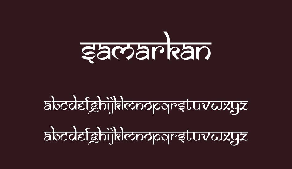 samarkan-free-font