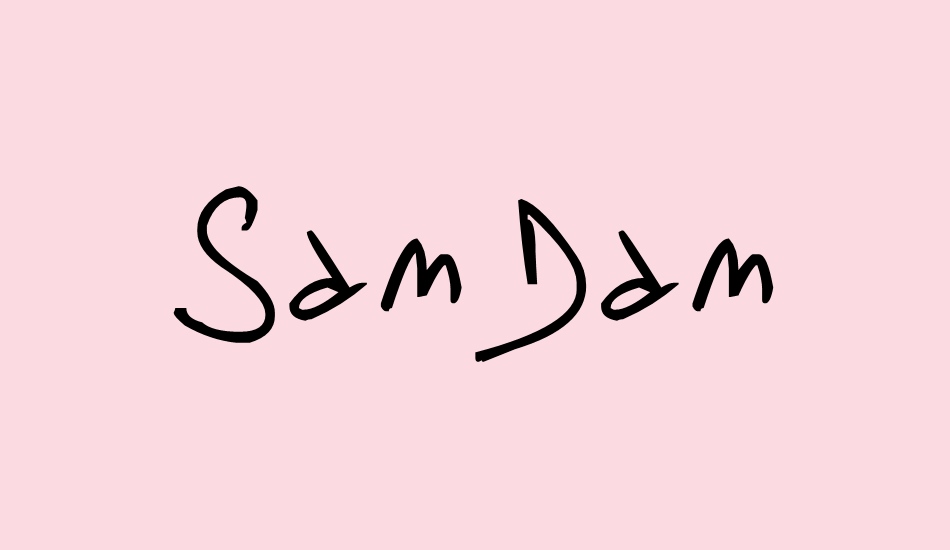 samdam font big