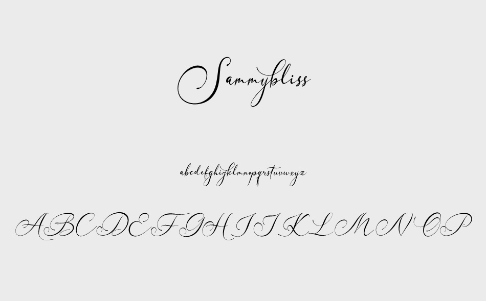 Sammybliss font