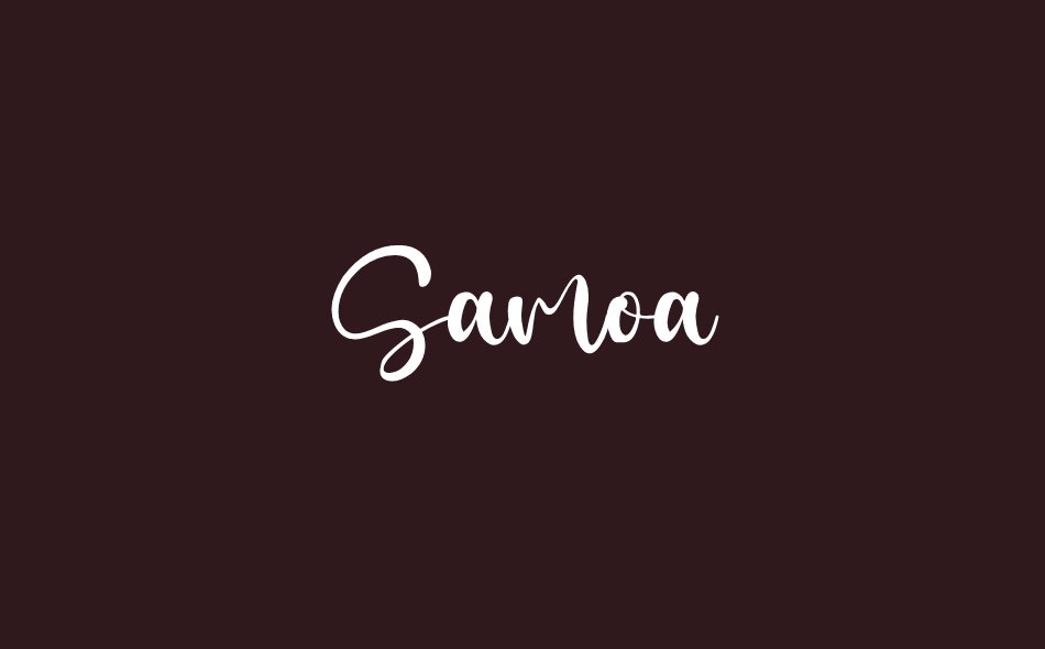 Samoa font big