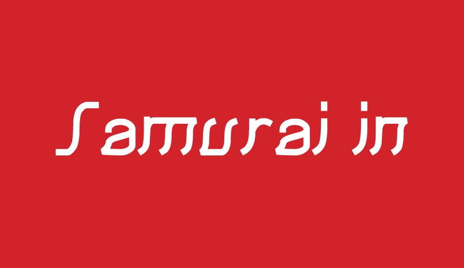 samurai-in-uk font big