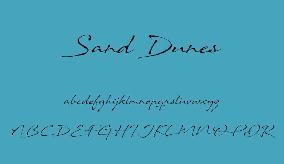 sand-dunes font