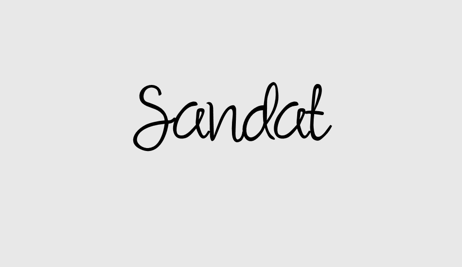 sandat font big