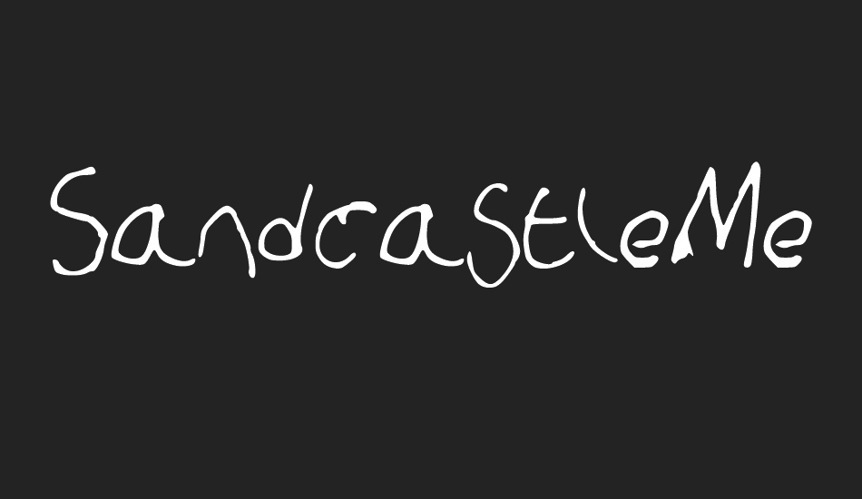 sandcastlemedium font big