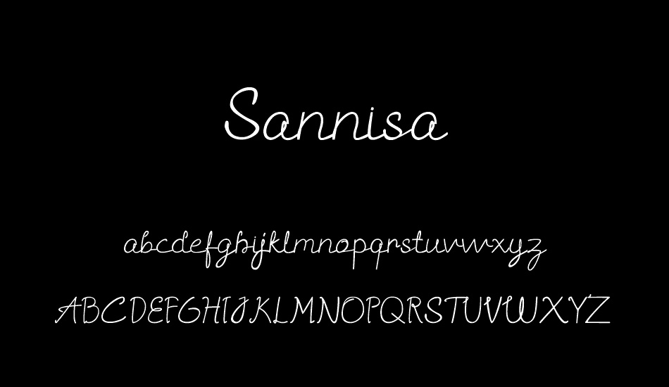 sannisa font