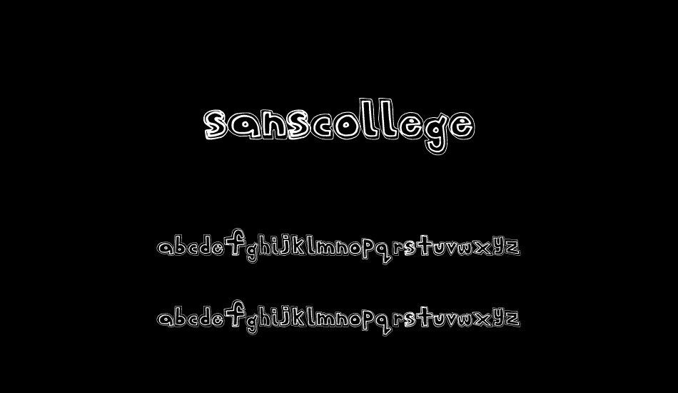 sanscollege font