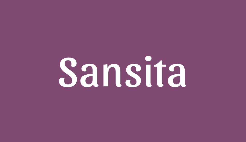 sansita font big