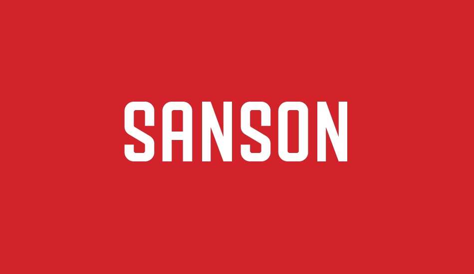 sanson font big