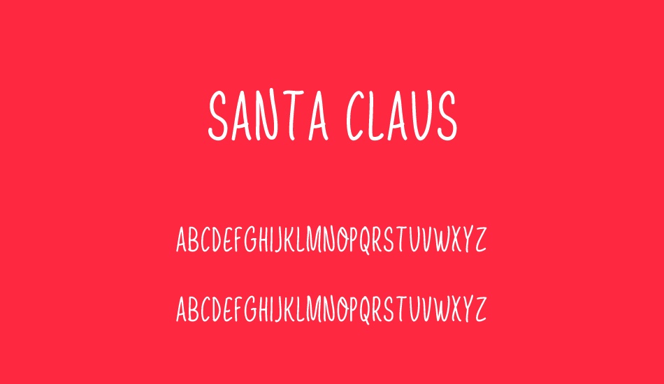 santa-claus font