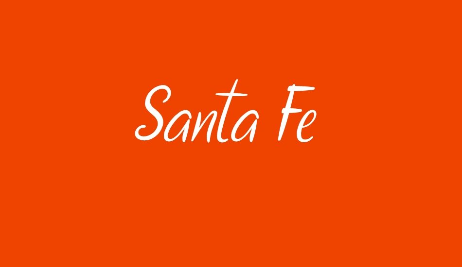 santa-fe font big