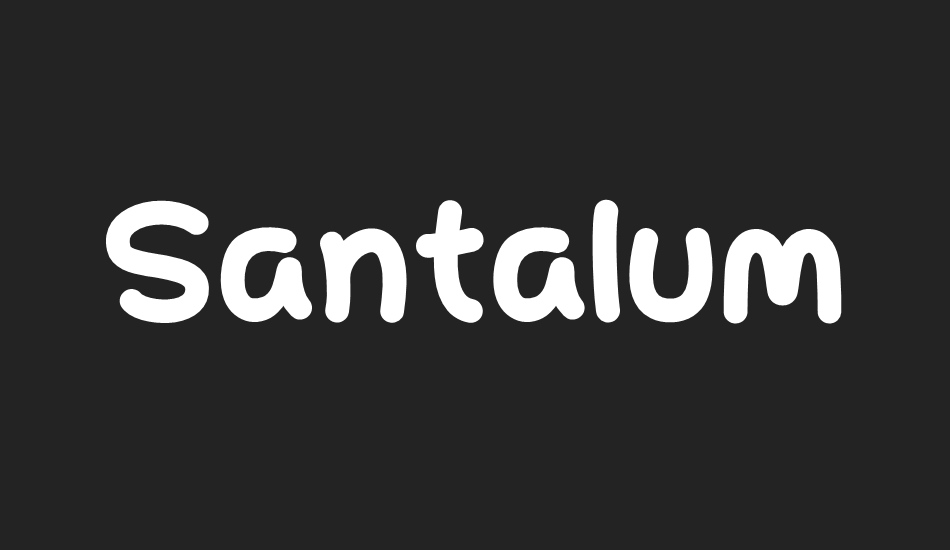 santalum font big