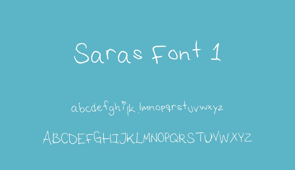 saras-font-1 font