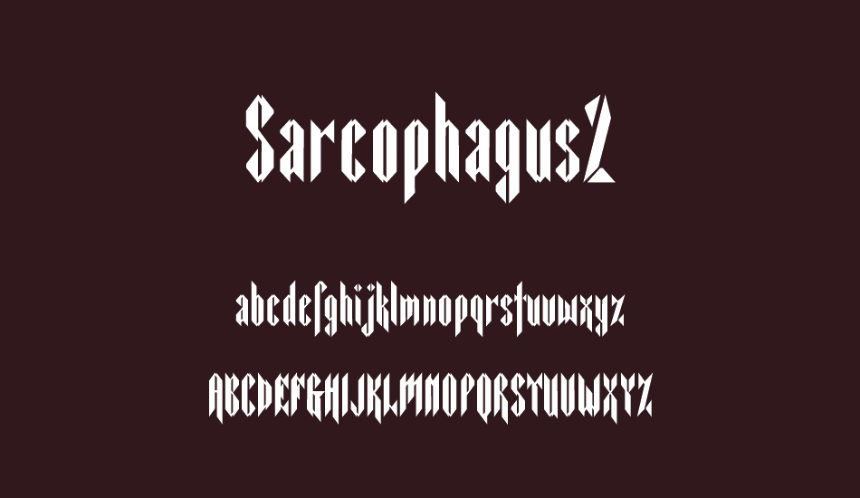 sarcophagus2 font