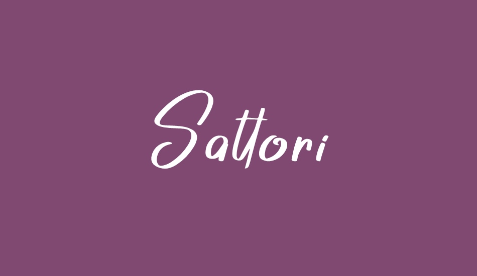 sattori font big