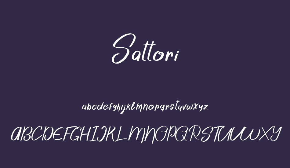 sattori font