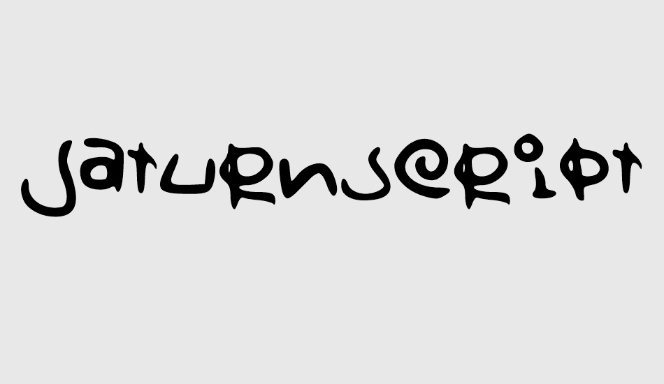 saturnscript-handwritten font big