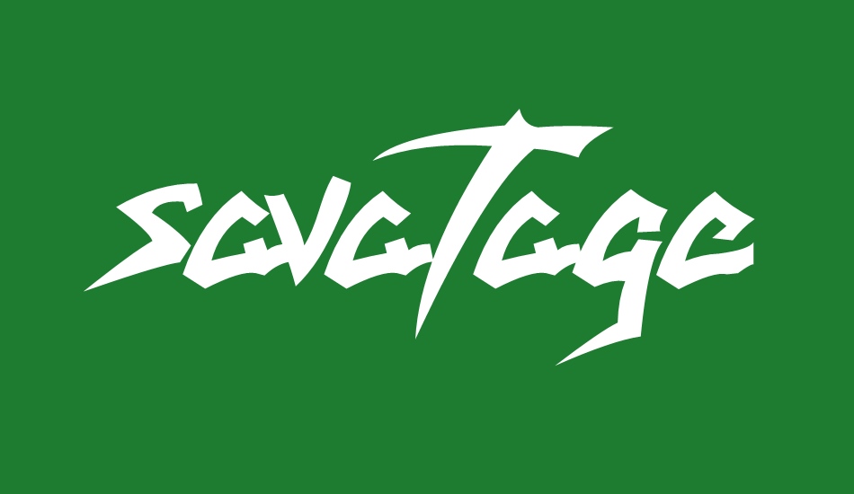 savatage font big