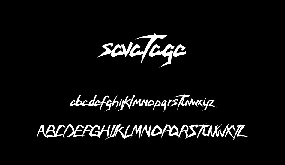 savatage font