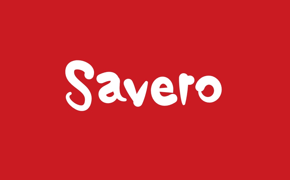 Savero font big