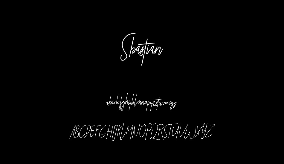 sbastian font