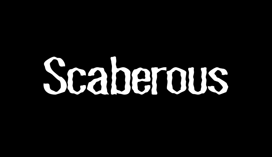 scaberous font big