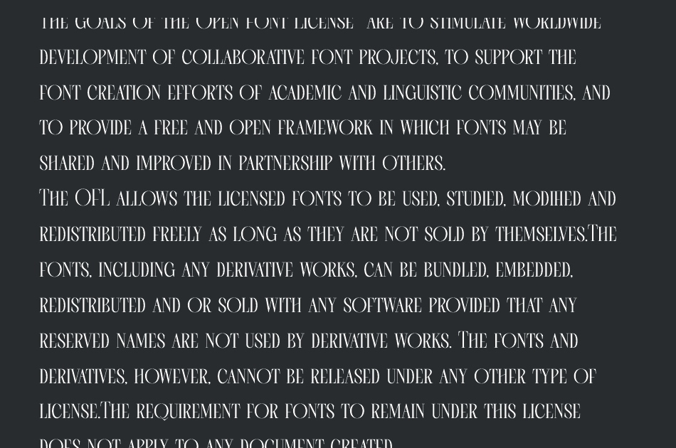 Scarfi Modern font 1
