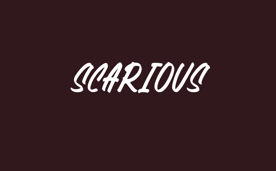 Scarious font big