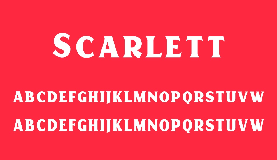 scarlett font