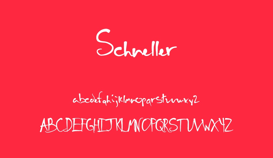 schneller font