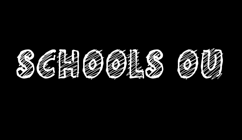 schools-out font big