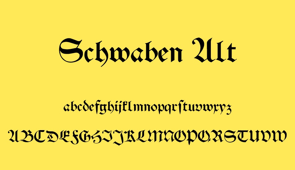 schwaben-alt font