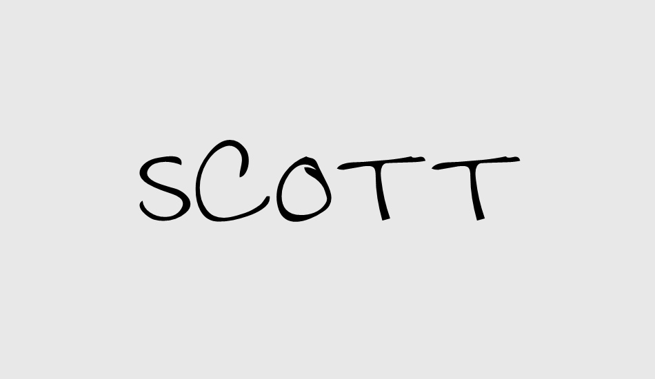 scott font big