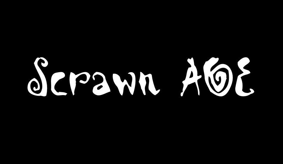 scrawn-aoe font big