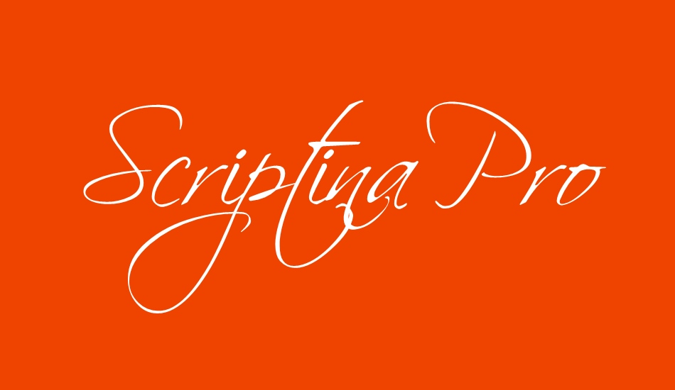 scriptina-pro font big