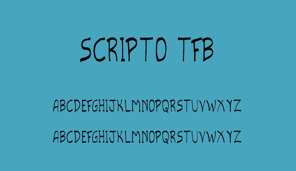 scripto-tfb font